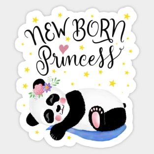 Baby Panda for girls Sticker